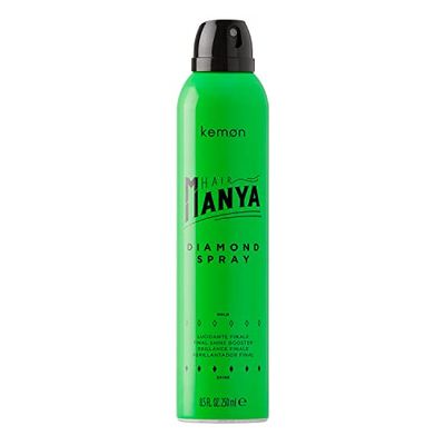 Kemon - Hair Manya Diamond Spray, Lucidante per Capelli, Effetto Leggero e Ultra Brillante - 250 ml