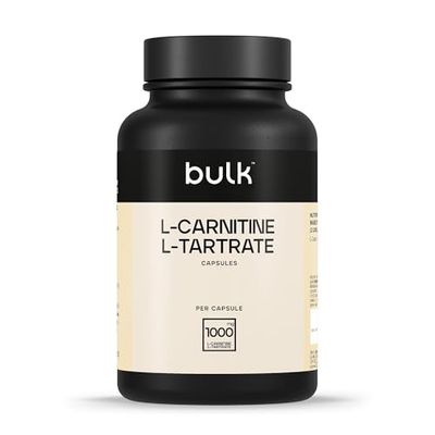 Bulk L-Carnitine, L-Tartrate Capsules, 1000mg, Pack of 90, Packaging May Vary