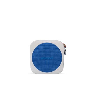 Polaroid P1 Music Player (Blue) - Super Portable Wireless Bluetooth Speaker Rechargeable with IPX5 Waterproof and Dual Stereo Pairing