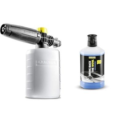 Karcher Fj 6 - Accessorio Compatibile Con Idropulitrici K2 - Schiumogeno 0,6 L - Detergente per Auto E Moto per Tutti I Modelli - 3 In 1