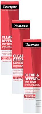 Neutrogena Clear and Defend+ Serum 30ml (Pack of 3)