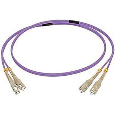 C2G 10m SC/SC OM4 LSZH Fibre Patch - Paars - Patchkabel - SC multi-mode (M) naar SC multi-mode (M) - 10 m - glasvezel - 50/125 micron - OM4 - paars