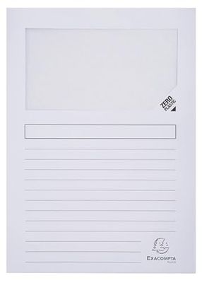 Paquet 100 chemises a fenetre forever - a4