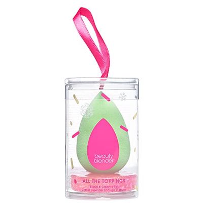 Beautyblender All the Toppings Blend & Cleanse Duo – Makeup Sponge for Blending Foundations, Powders & Creams, Cleanser Removes Makeup & Grime on Sponge, Vegan & Cruelty-Free