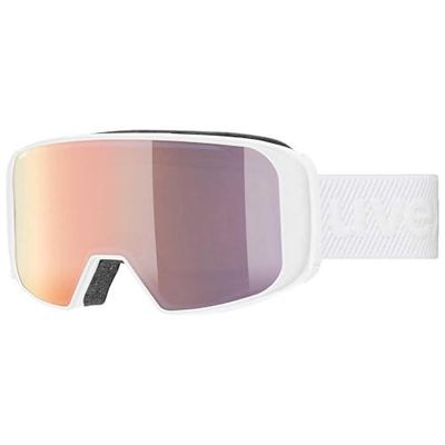 uvex saga TO, lunettes de ski, Adulte unisexe, white/rose-LGL, one size