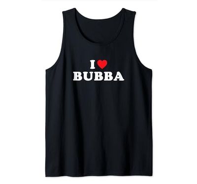 Bubba Nombre Gift I Heart Bubba I Love Bubba Camiseta sin Mangas