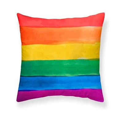 BELUM | Funda cojín Tamaño: 50x50 cm Tejido: 100% algodón orgánico Modelo: Pride 45 | Funda Cojín LGTBIQ+