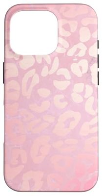 Custodia per iPhone 16 Pro Cute Pink Leopard Phone Case,Leopard Print Phone Cases,Girly