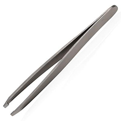 Titania pinzette 9 cm, con punta dritta, acciaio inox, antiruggine, in blister, 1er Pack (1 X 19 G)