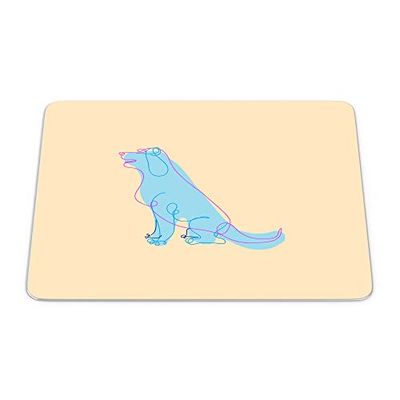 Bonamaison, Rectangle Pop Art Digital Printed Mouse Pad, Non-Slip Base, for Office and Home, Size: 22 x 18 cm
