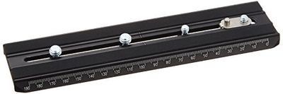 Manfrotto 357PLONG Piastra per Testa con Attacco Rapido 1/4"-3/8"per Video, in Alluminio, Nero