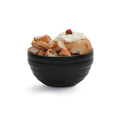 Vollrath 4659060 Round Insulated Bowl, 1.6 L Capacity, Black