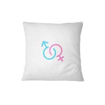 Bona Basics, Funda de cojín Decorativa, decoración del hogar, para sofá, cafetería, Tamaño: 45X45 cm, Color: Blanco