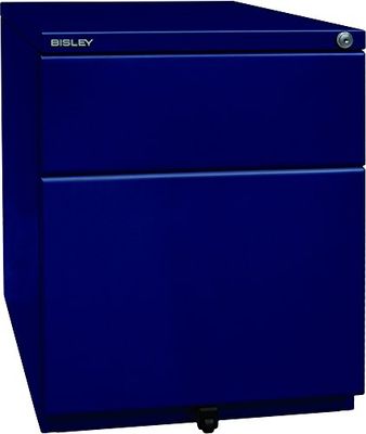 BISLEY OBA59M2EHT-639 OBA - Cajonera con ruedas (A4, 2 cajones), color azul