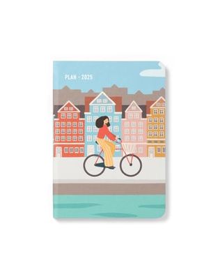 Letts of London Wanderlust A6 week to view 2025 diary - Amsterdam