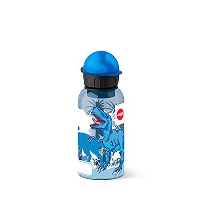 Emsa Garrafa infantil - garrafa hermética com design de dinossauros anti-derrame com peças muito fáceis de limpar, leves e fáceis de manusear para crianças