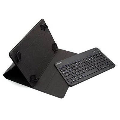 NILOX Case Teclado Bluetooh 10 1 Black