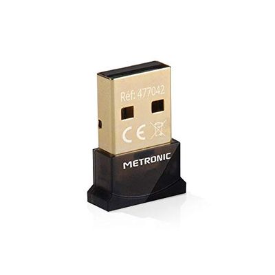 Metronic 477042 Bluetooth 4.0 adapter, PC, plug en play zwart