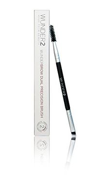 WUNDERBROW WUNDERBROW Makeup Brow Brush Professional Angled Tip Eyebrow Brush and Spoolie Brush For Eyebrow Gel Brow Tint