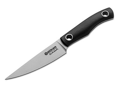 Böker 131264 Saga G10 Satin Spickmes, zwart, 18,5 cm