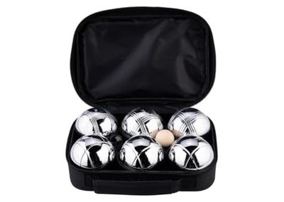 Jeu de boules 6 metalowych kulek w woreczku