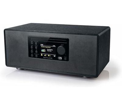 MUSE Micro System, lettore CD, radio DAB+ FM PLL, Bluetooth, (M-695 DBT) Display LCD, NFC: funzione di accoppiamento automatico, 60 watt, grigio scuro