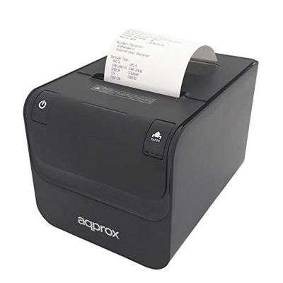 VoltShine Imprimante de Tickets USB/Ethernet, 80 mm, Rapide, Compatible avec appPOS, idéale pour Les Points de Vente et la Gestion des Tickets.
