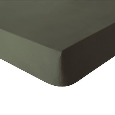 ITC Lenzuolo con Angoli, Cotone, Palma, 90 x 190 cm
