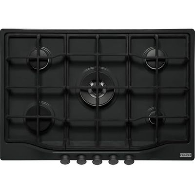Franke Gas hob with 5 burners and 11.3 kW of power Country FCH 755 4G TC MB C - black matt - 106.0691.512