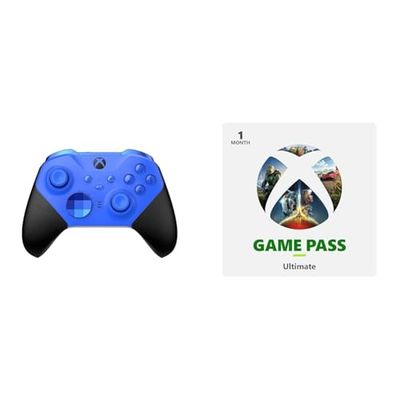 Xbox Elite Wireless Controller Series 2 - Core Edition (Blue) + Game Pass Ultimate 1 Month