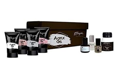 THUYA Kit Acrylic Gel Completo, Negro, Estandar