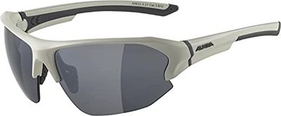 ALPINA Unisex - Vuxna, LYRON HR Sportglasögon, cool-grey matt, One Size
