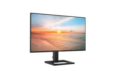 PHILIPS 24E1N1300AE - Monitor Full HD da 24 pollici, altoparlante, regolabile in altezza (1920x1080, 100 Hz, HDMI, USB-C (65W PD), Hub USB) nero