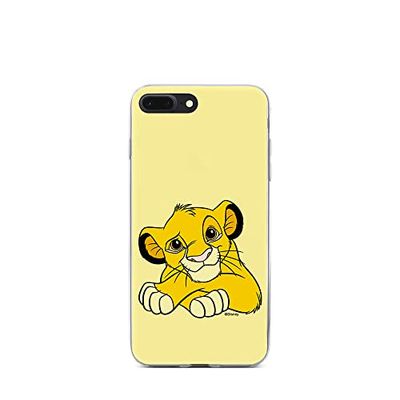 ERT GROUP mobiltelefonfodral för Iphone 7 PLUS/ 8 PLUS originalt och officiellt licensierat Disney mönster Simba & Friends 009 anpassad till formen på mobiltelefonen, fodral tillverkad av TPU-plast