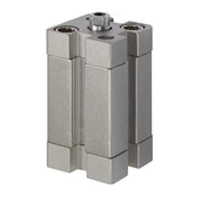 RIEGLER 15.DMI.16020 serie ACE compacte cilinder, dubbelwerkend, IG, magneet, 16 mm zuiger, 20 mm hub, M5-aansluiting, M4 x 0,7 zuigerstangen