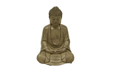 Mimbre Natural Boeddha-decoratie (15 x 13 x 24)