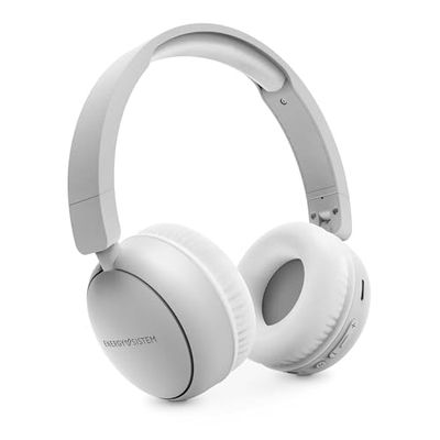 Energy Sistem Starlit Radio - Casque Bluetooth avec Radio FM (Plastique 100% recyclé, Lecteur MP3 et Lecteur Micro SD, Technologie Bluetooth) - Gris