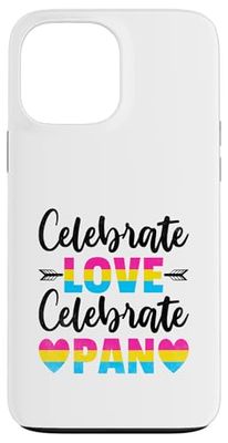 Festeggia l'amore Celebra Pan LGBTQIA Pride Pansessualità Custodia per iPhone 13 Pro Max