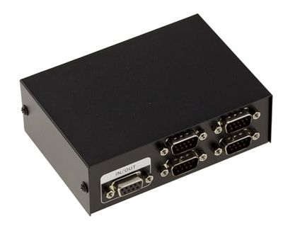 KALEA-INFORMATIQUE Seriële RS232-schakelaar 4 poorten. Omkeerbaar 4 ingangen naar 1 uitgang OF 1 ingang naar 4 uitgangen