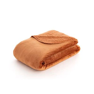 MANTA EXTRASUAVE REVERSIBLE SEDALINA - SHERPA BRUNG ORANGE