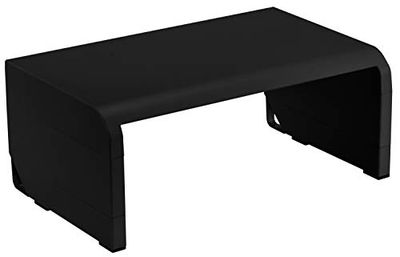 Bostitch Konnect Support de Moniteur réglable, 4 hauteurs, Gestion des câbles intégrée, Pieds en Caoutchouc – Noir