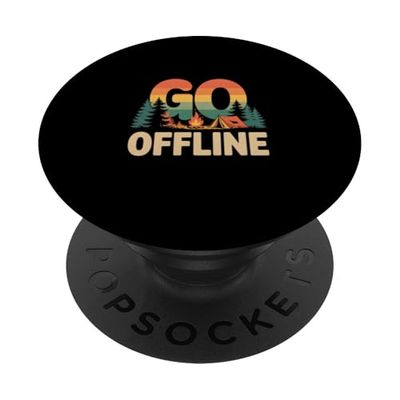 IR OFFLINE Camping PopSockets PopGrip Adhesivo
