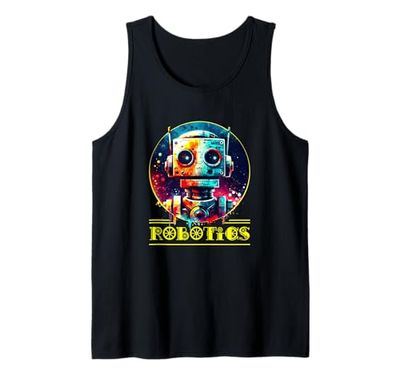 Robot Shirt Funny Robot Costume Technology Shirt AI Robotics Tank Top