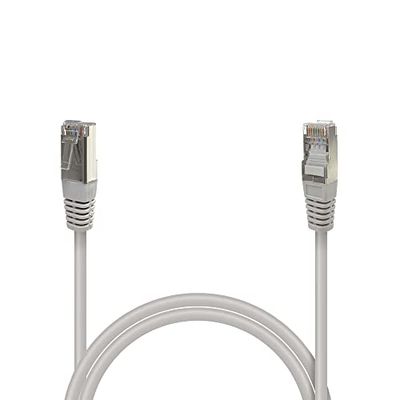 Waytex 33010 RJ45 nätverkskabel Cat6 skyddad FTP 1 m grå