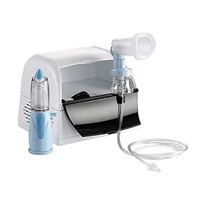 NEBULA SPACER - Air Liquide Medical - nebulisateur aerosol familial - Système de thérapie par aérosol intégré avec douche nasale Rinowash