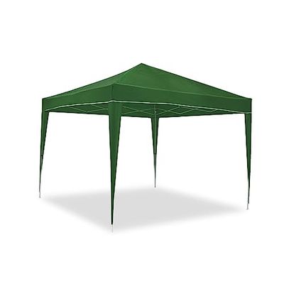 WASABI Tente Pliante 3x3m Classic Verte Imperméable - Structure légère en Aluminium - Jardin Plage Camp Terrasse - Sac de Transport, Piquets et Sangles
