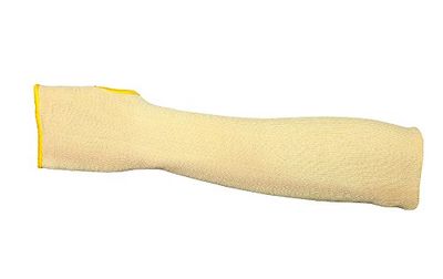 Jah KA-01 armbeschermer 5 paar duimgat 40 cm geel