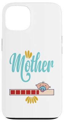 Mother Is Loading - Maglietta divertente per la gravidanza per future mamme Custodia per iPhone 13