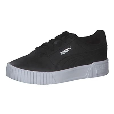 PUMA Carina 2.0 PS Sneaker, Black Black Silver, 11 UK
