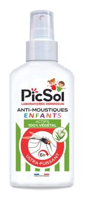PicSol Spray anti-moustiques Enfants actifs 100% naturels
